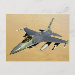 Carte Postale F-16 Avion de combat Falcon Block 40
