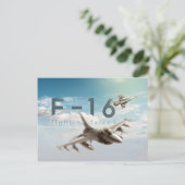 Carte Postale F-16 Faucon combattant (Debout devant)