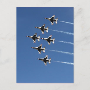 Carte Postale F-16 Formation de Delta Thunderbirds