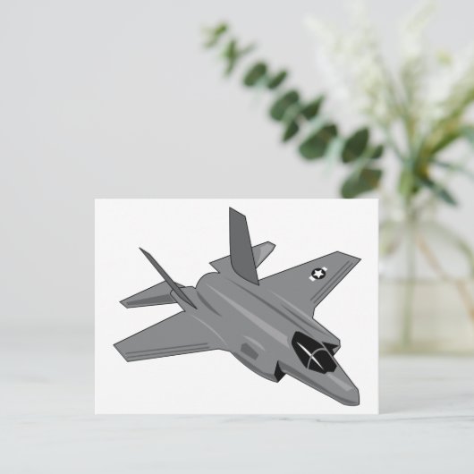 CARTE POSTALE F-35 (Debout devant)