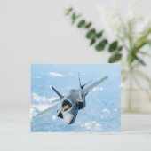 Carte Postale F-35 avec drapeau américain (Debout devant)