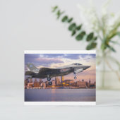 CARTE POSTALE F-35 AVION DE LUMIÈRE (Debout devant)