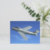 Carte Postale F-86 Saber Jet (Debout devant)