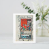 Carte Postale f.93v La naissance de Jean le Baptiste et du Bapti (Debout devant)