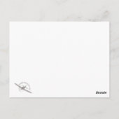 Carte postale "F/A-18 Hornet" (Dos)