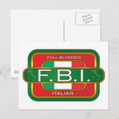 Carte Postale F B Italien (Devant / Derrière)