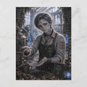 Carte Postale Fabricant de chocolat / Courtoisie / Usine à choco