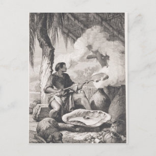 Carte Postale Fabrication de caoutchouc en Inde