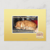 Carte Postale Fabrication de lasagnes (Devant)