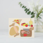 Carte Postale Fabrication de pizzas (Debout devant)