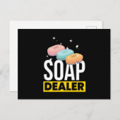 Carte Postale Fabrication de savon par le fournisseur (Devant / Derrière)