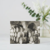 Carte Postale Fabrication de vin Fûts de vin (Debout devant)