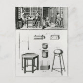 Carte Postale Fabriquant de boutons et dentelle (Devant)