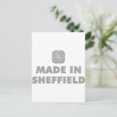 Carte Postale Fabriqué à Sheffield (Debout devant)