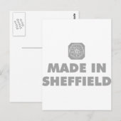 Carte Postale Fabriqué à Sheffield (Devant / Derrière)