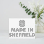 Carte Postale Fabriqué à Sheffield (Debout devant)