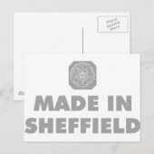 Carte Postale Fabriqué à Sheffield (Devant / Derrière)