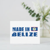 Carte Postale Fabriqué au Belize (Debout devant)