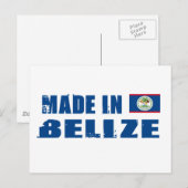 Carte Postale Fabriqué au Belize (Devant / Derrière)