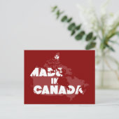 Carte Postale Fabriqué Au Canada (Debout devant)