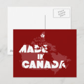 Carte Postale Fabriqué Au Canada (Devant / Derrière)