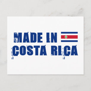 Carte Postale Fabriqué au Costa Rica