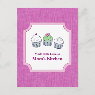 Carte Postale Fabriqué avec amour