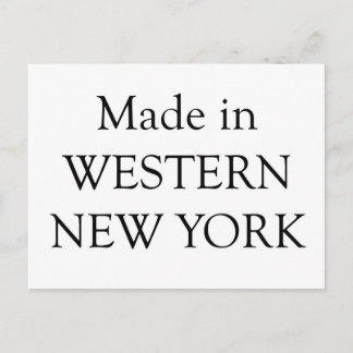 Carte Postale Fabriqué dans l'ouest de New York