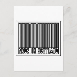 Carte Postale Fabriqué En Écosse