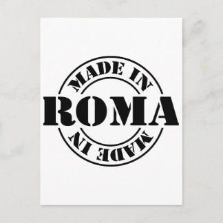 Carte Postale Fabriqué en Roma