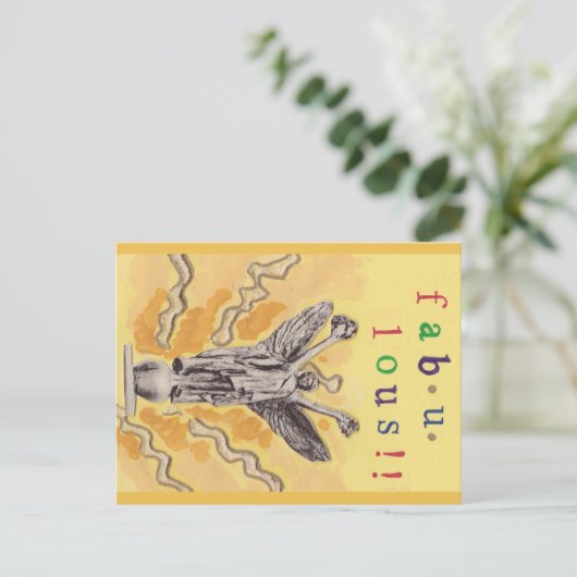 Carte postale fabuleuse (Debout devant)