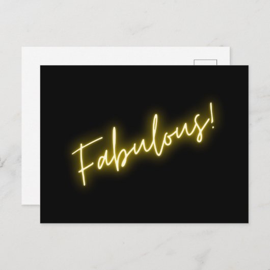 Carte postale fabuleuse (Devant / Derrière)