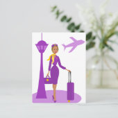 Carte Postale Fabuleux agent de bord (Debout devant)