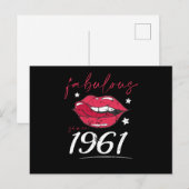 Carte Postale Fabuleux depuis 1961 (Devant / Derrière)