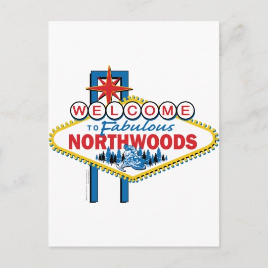 Carte Postale Fabuleux-Nord-Woods (Devant)