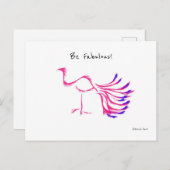 Carte Postale Fabulous Bird (Devant / Derrière)
