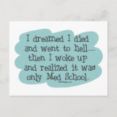 Carte Postale Fac de Médecine ou Enfer ? (Devant)