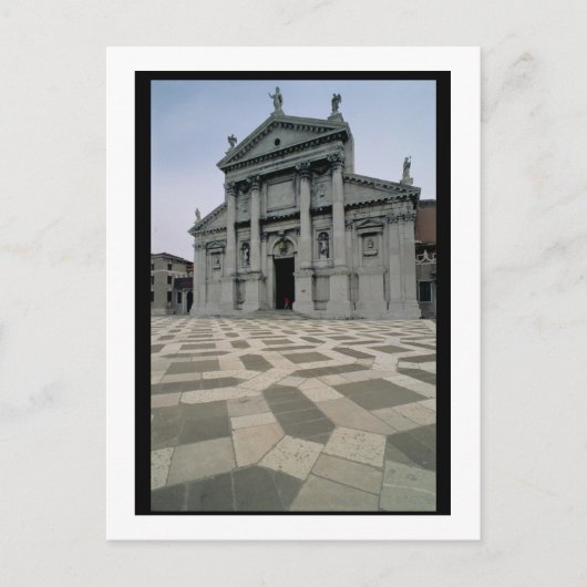 Carte Postale Façade de l'église, construite 1564-80, façade fai (Devant)