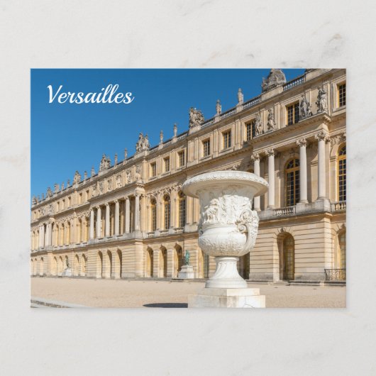 Carte Postale Façade du Château de Versailles - France (Devant)