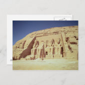 Carte Postale Façade du temple de Ramsès II (Devant / Derrière)