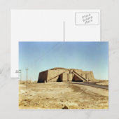 Carte Postale Façade nord-est du ziggurat, vers 2100 av. (Devant / Derrière)