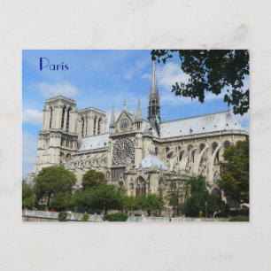 Carte Postale Façade Sud, Cathédrale Notre-Dame, Paris, France
