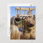 Carte Postale façades de bateau titicaca (Devant / Derrière)