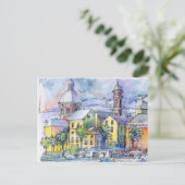 Carte Postale Faccier la dipinte (Debout devant)