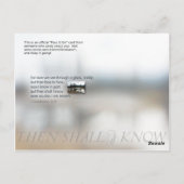 Carte Postale Face à face (Dos)