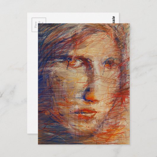 Carte Postale Face Abstraite (Devant / Derrière)