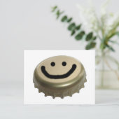 Carte Postale Face Casquette de bouteille de bière (Debout devant)