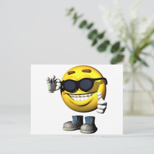 Carte Postale Face cool (Debout devant)