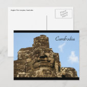 Carte Postale face d'angkor (Devant / Derrière)
