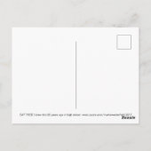 Carte Postale Face de chat (Dos)